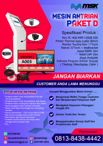 harga mesin antrian di medan