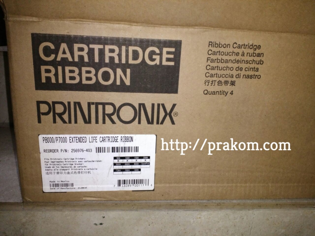 ribbon printronix p8000 256976-403 1