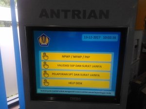 mesin antrian kantor pajak 1