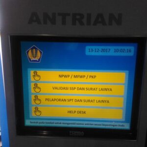 mesin antrian kantor pajak 1