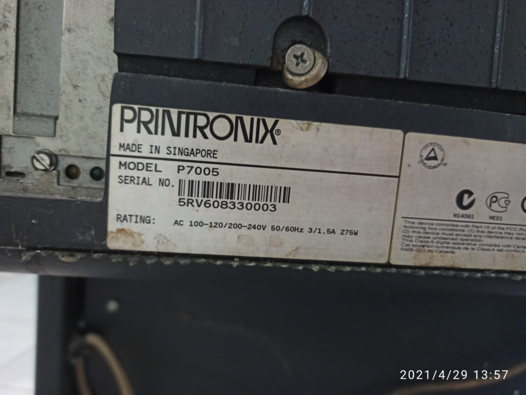service printronix p7000 good year 3
