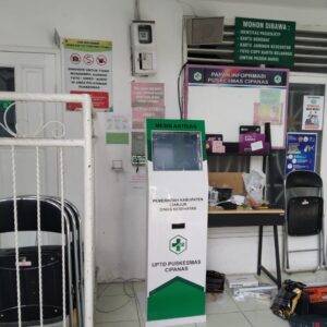 jual mesin antrian puskesmas cipanas