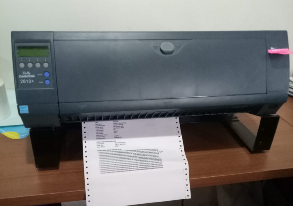 printer tally dascom 2610+