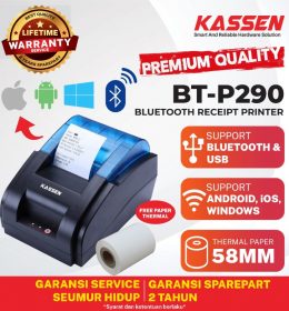 Printer Thermal Bluetooth Mini 58mm