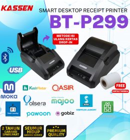 Mini Printer Thermal Bluetooth Kassen BTP299
