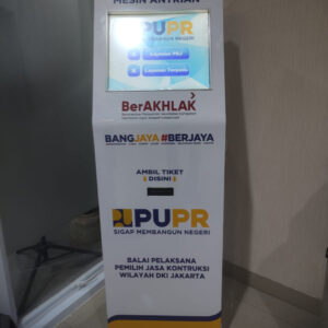 harga mesin antrian kiosk touchscreen