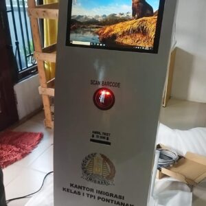 kiosk mesin antrian imigrasi