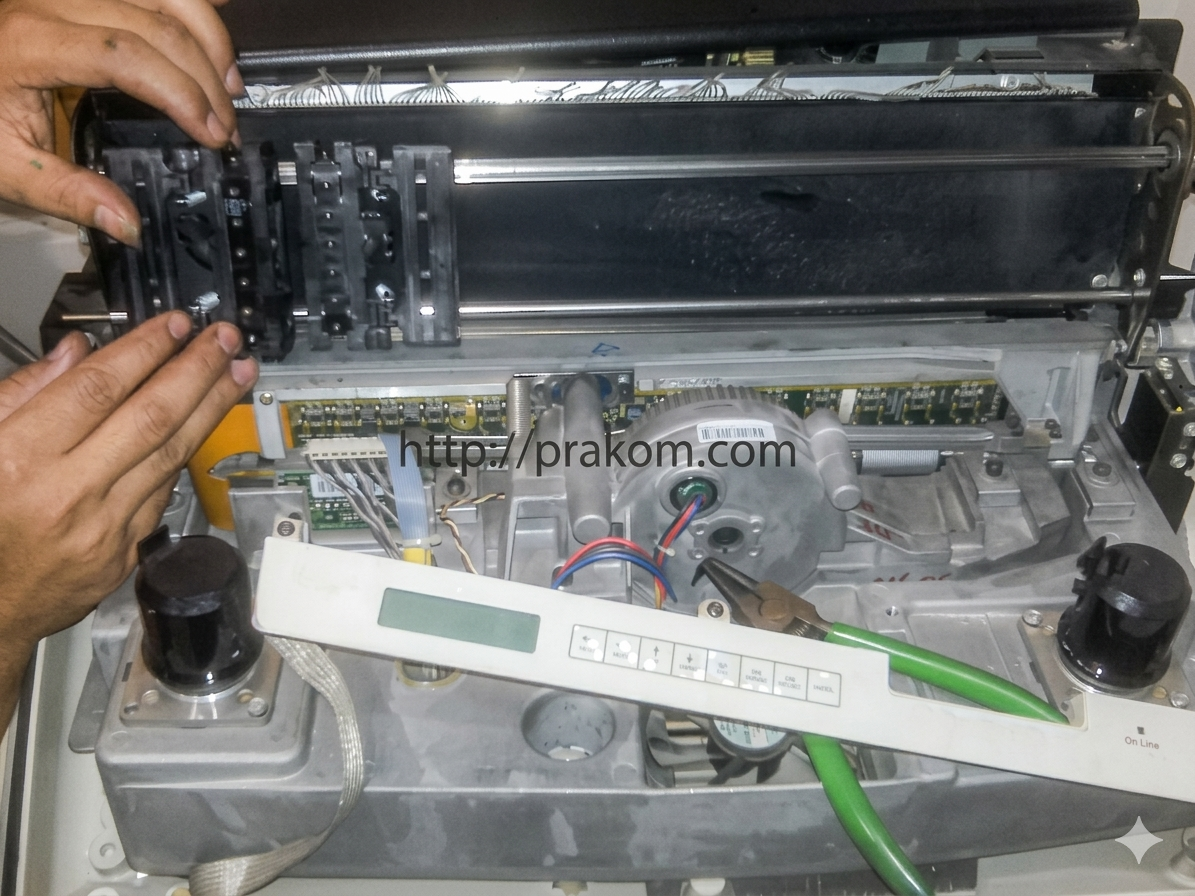 ribbon stall error printronix service printronix