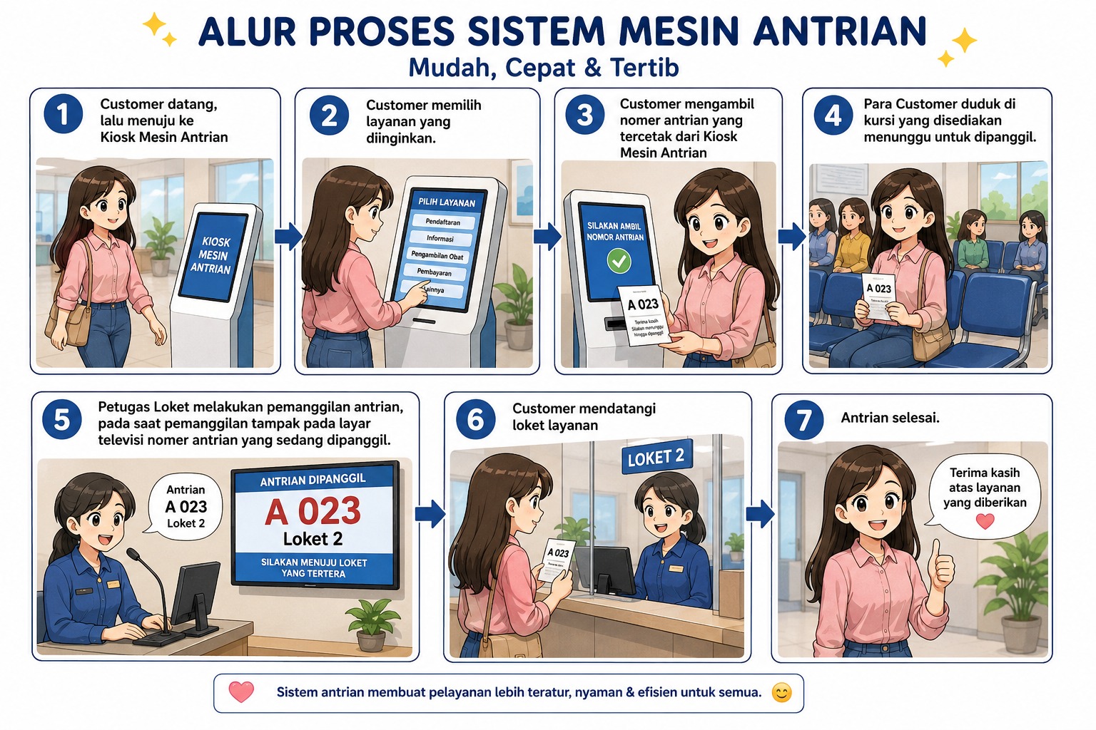 alur mesin antrian offline alur mesin antrian offline