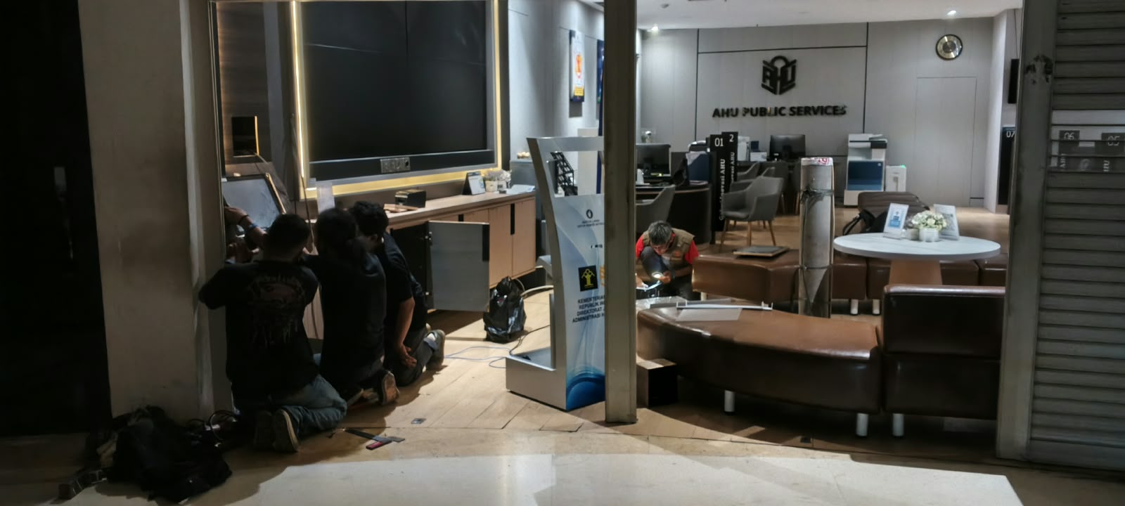 mesin antrian kemenkumham 1