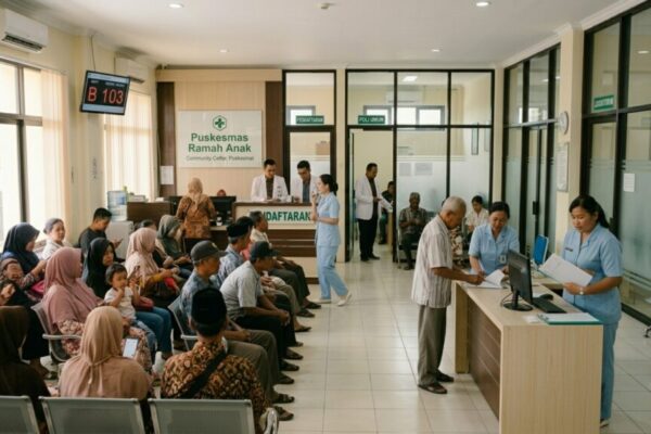 mesin antrian puskesmas terdekat